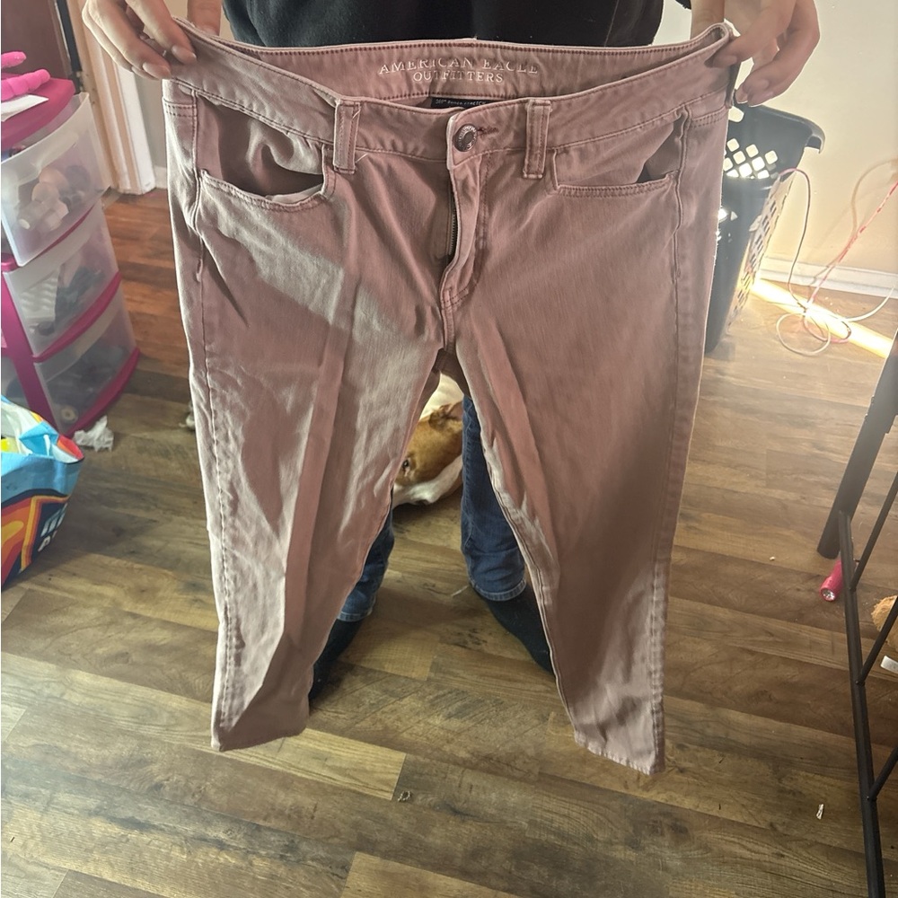 American Eagle Outfitters Women's Skinny Jeans - Mauve